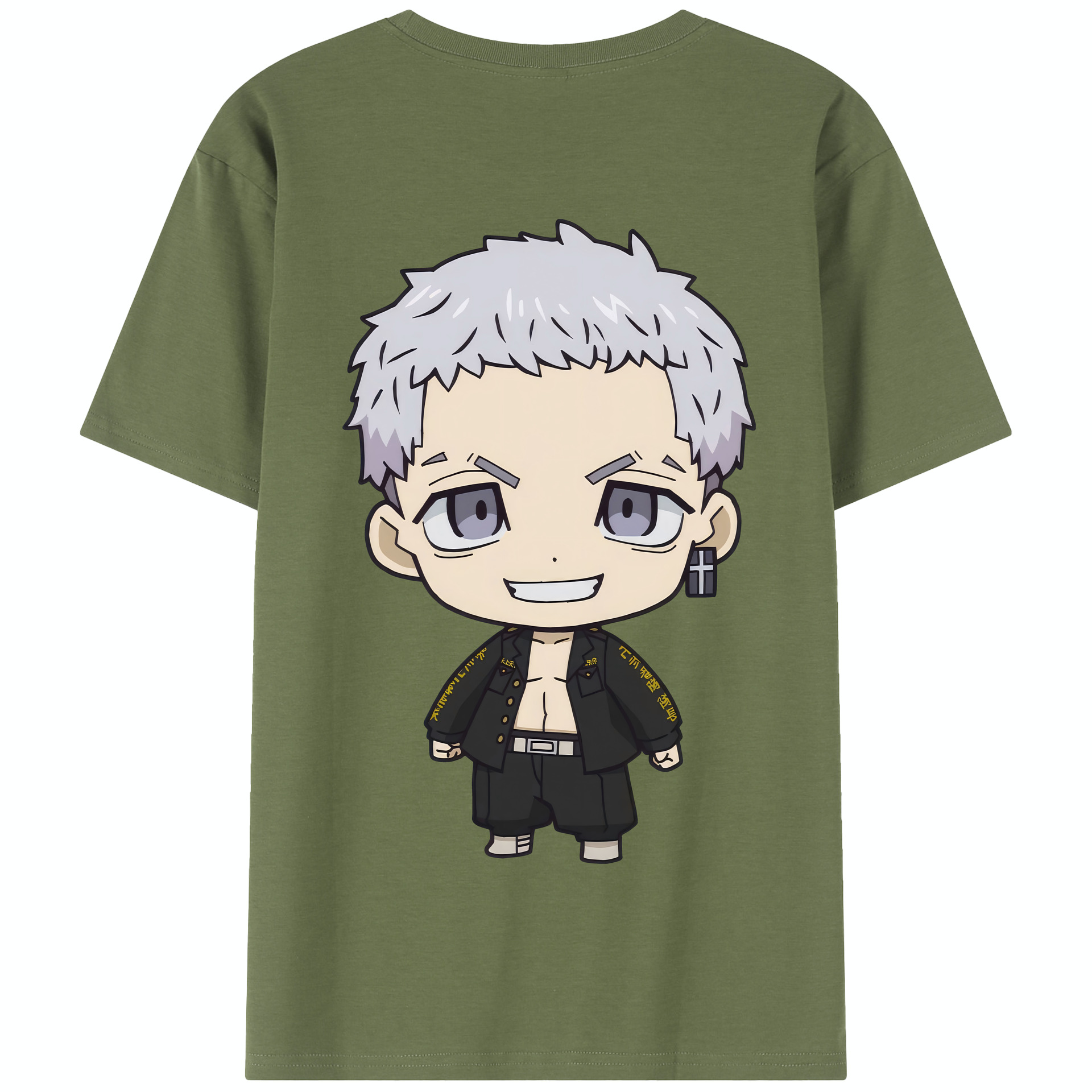 （画像用） 東京リベンジャーズ Tokyo Revengers 綿100％半袖Tシャツ（背面プリント）